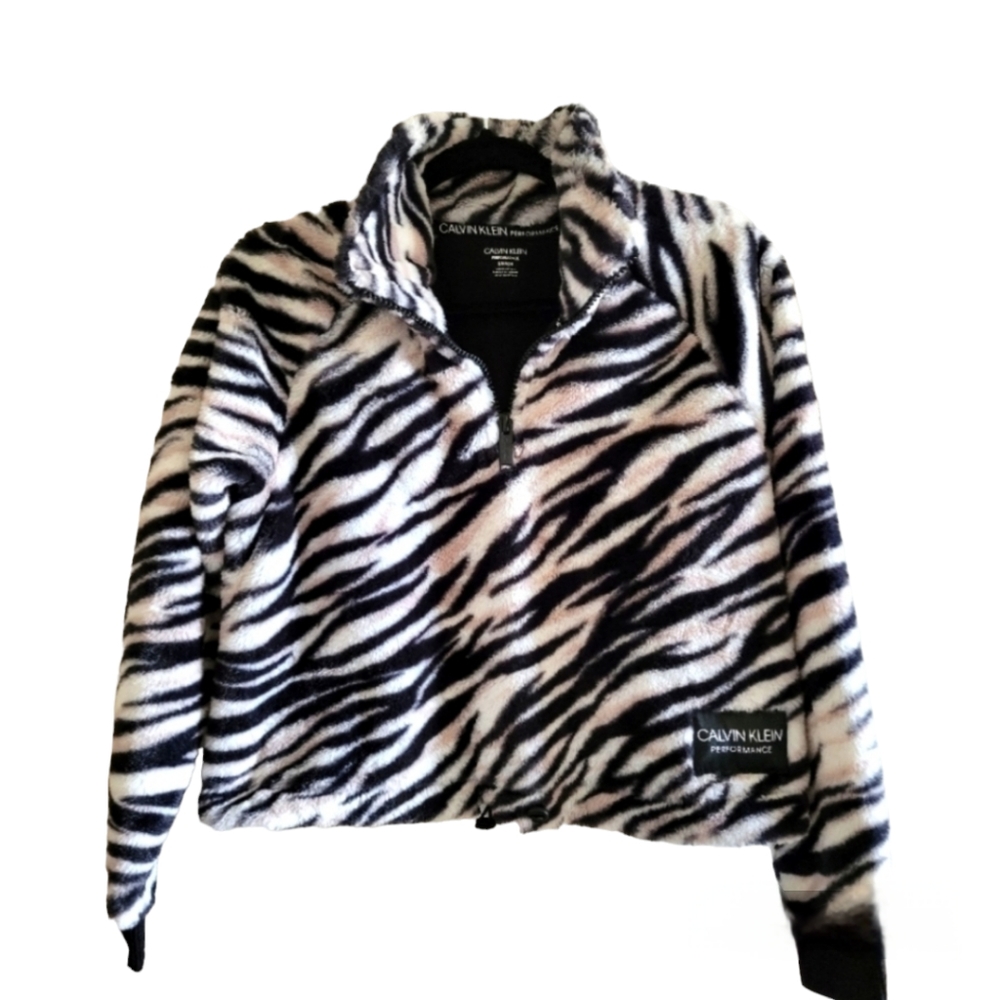 Calvin Klein Cropped Pullover Jacket Size S